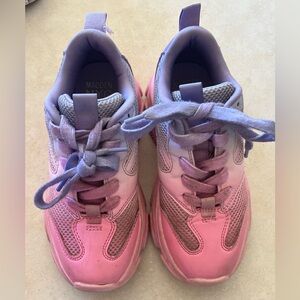 Girls Shoes Size 2 Kids Pink and Purple Sneakers Madden NYC